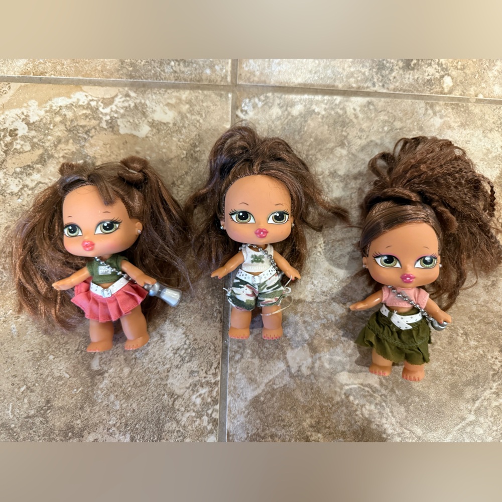 Bratz Babyz TRIIIPLETS SIVAN AIRA KESARA MGA 2007 2nd Edition HTF